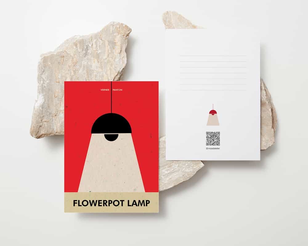 کارت پستال 21-Flowerpot Lamp