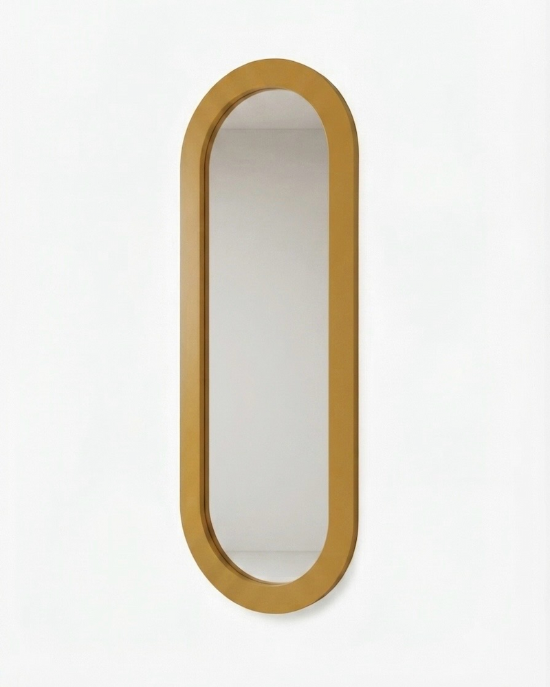 آینه دیواری بیضی
