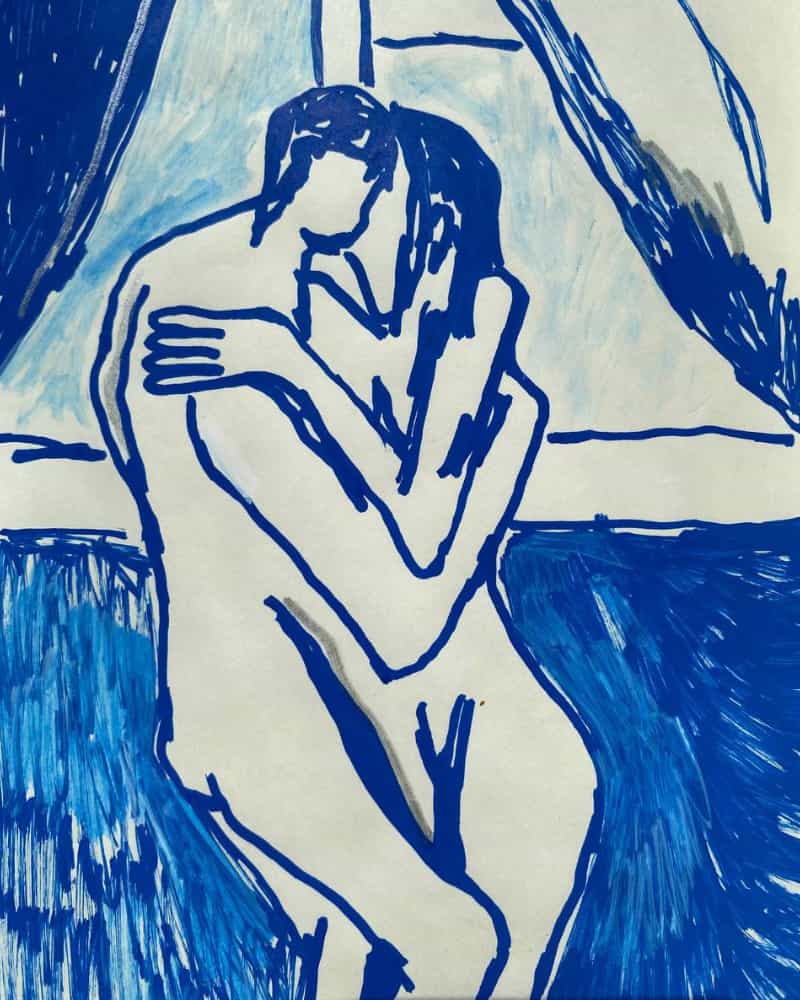 کارت پستال بوسه مونش 2