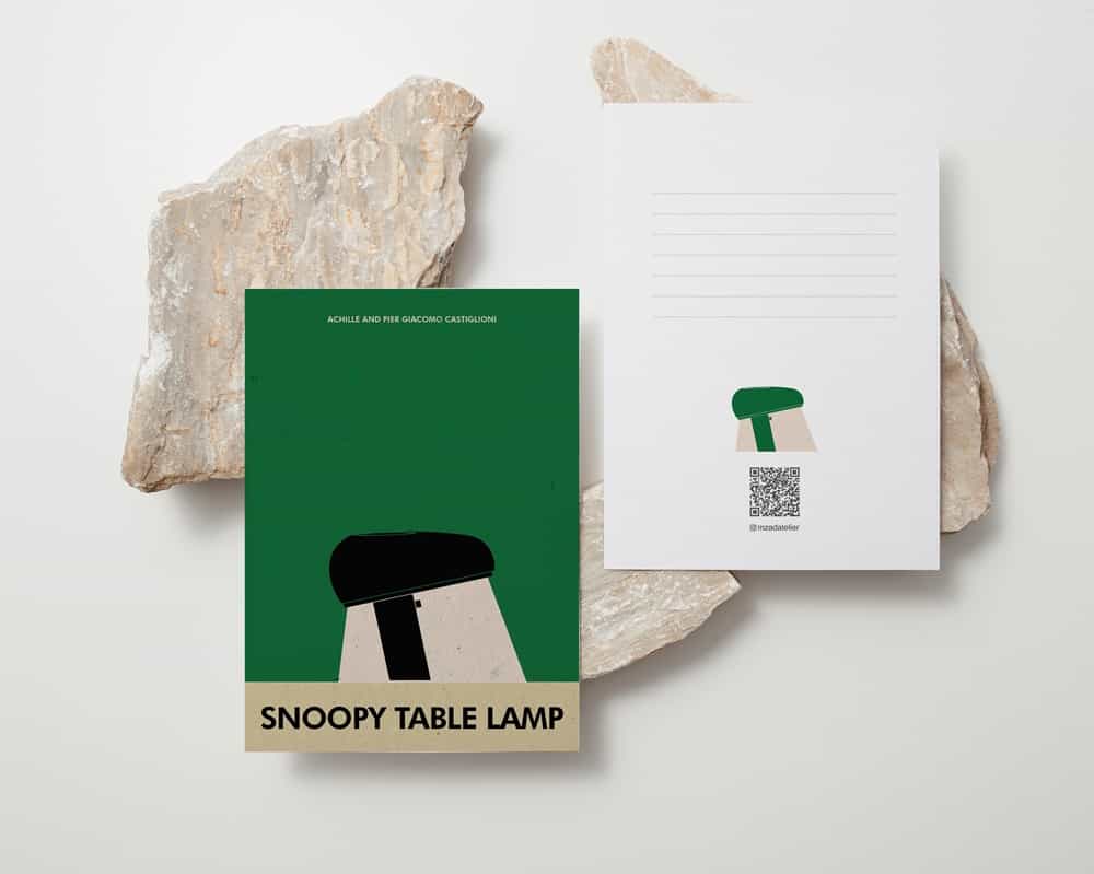 کارت پستال 12-Snoopy Table Lamp