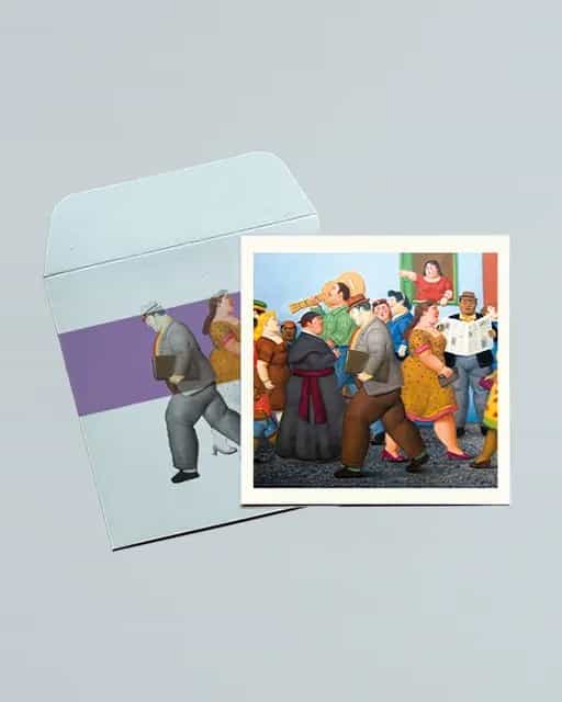 کارت پستال مربع خیابان