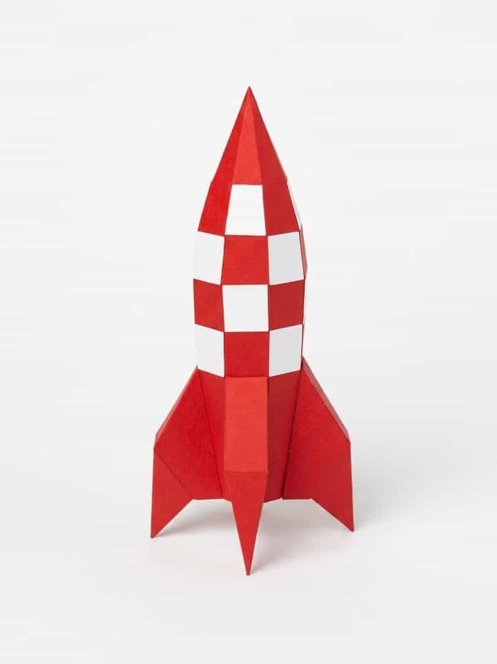 راکت فضایی تن تن TIN TIN ROCKET